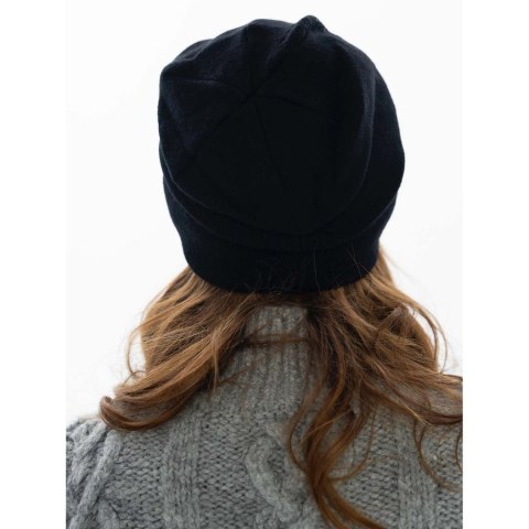 Czapka damska Beanie z kryształkami czarna - Peterson Czapka damska Beanie z kryształkami czarna - Peterson