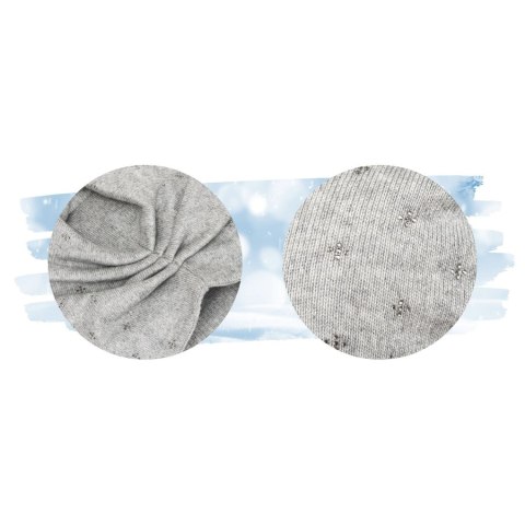 Modna czapka beanie damska w kolorze szarym - Peterson Modna czapka beanie damska w kolorze szarym - Peterson