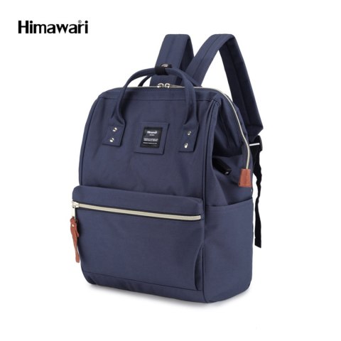 Granatowy plecak na laptopa 13,3" z kieszeniami - Himawari