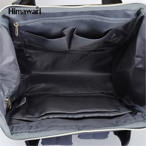 Granatowy plecak na laptopa 13,3" z kieszeniami - Himawari