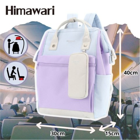 Pastelowy plecak podróżny A4 z etui - Himawari Pastelowy plecak podróżny A4 z etui - Himawari