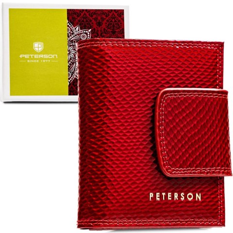 Portfel damski na zatrzask z przegródkami na karty - Peterson Portfel damski na zatrzask z przegródkami na karty - Peterson