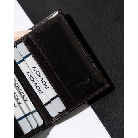 Stylowe skórzane etui na dokumenty z RFID - Rovicky Stylowe skórzane etui na dokumenty z RFID - Rovicky