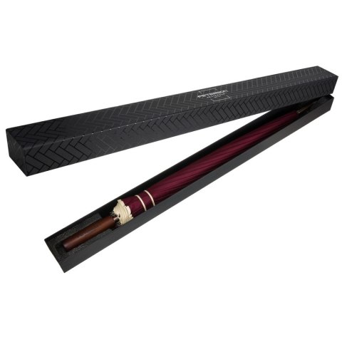 Czerwony, elegancki parasol rządowy - Peterson