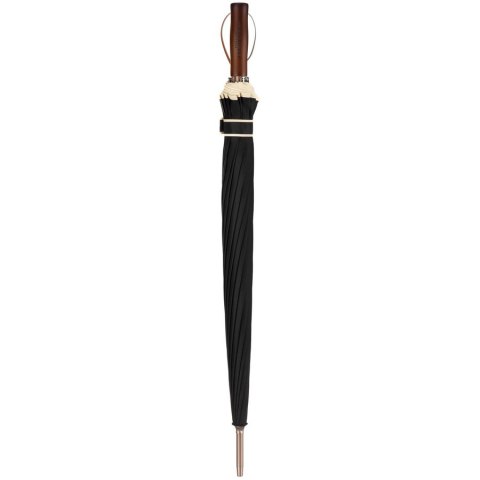 Duży, elegancki parasol rządowy w czarnym kolorze - Peterson