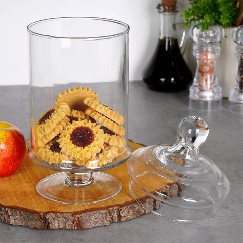 Pojemnik na ciastka szklany 1,5 l Pojemnik na ciastka szklany 1,5 l