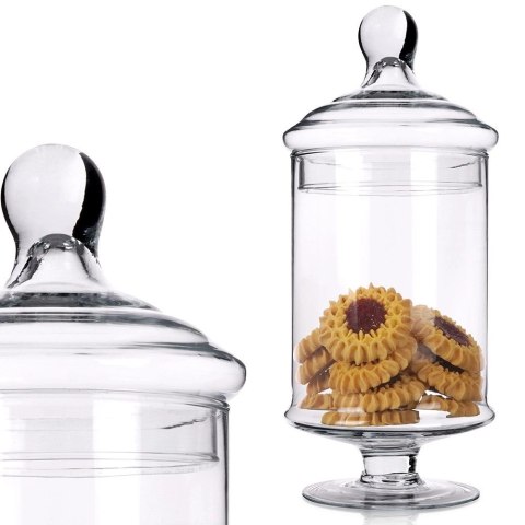 Pojemnik na ciastka szklany 1,5 l Pojemnik na ciastka szklany 1,5 l