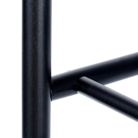 Półka Regał na Buty 3-Poziomowy Metalowy Czarny Solidny VILDE 63x28x60 cm Półka Regał na Buty 3-Poziomowy Metalowy Czarny Solidny VILDE 63x28x60 cm