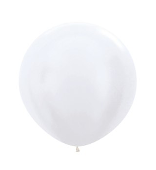 Balony lateksowe Sempertex, Pearl White, 60cm, 10 szt.