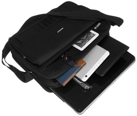Materiałowa torba na laptopa do 15 cali - Rovicky Materiałowa torba na laptopa do 15 cali - Rovicky