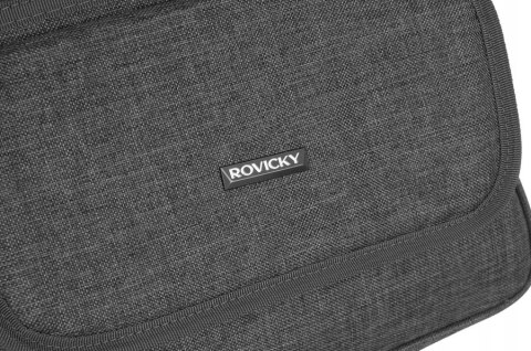 Pojemna listonoszka męska z poliestru - Rovicky Pojemna listonoszka męska z poliestru - Rovicky
