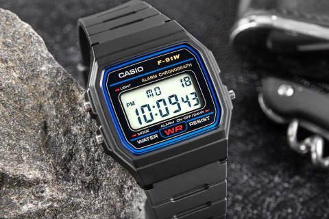 Zegarek Męski CASIO F-91W-1YER + BOX Zegarek Męski CASIO F-91W-1YER + BOX