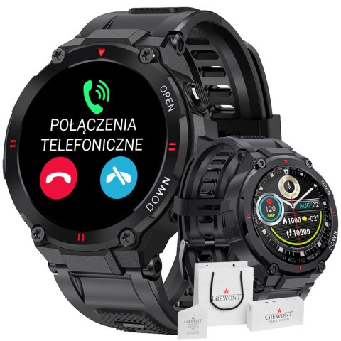 Smartwatch GIEWONT Focus SmartCall GW430-1 - Carbon Smartwatch GIEWONT Focus SmartCall GW430-1 - Carbon