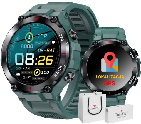 Smartwatch GIEWONT Pionier GPS GW460-2 - Sea Green Smartwatch GIEWONT Pionier GPS GW460-2 - Sea Green