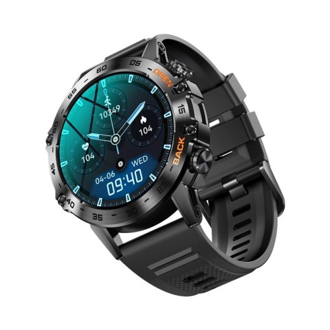 Smartwatch VELTORI VT120-1 Czarny Pasek Silikonowy Smartwatch VELTORI VT120-1 Czarny Pasek Silikonowy