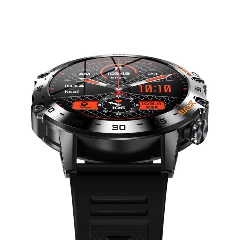 Smartwatch VELTORI VT120-1 Czarny Pasek Silikonowy Smartwatch VELTORI VT120-1 Czarny Pasek Silikonowy