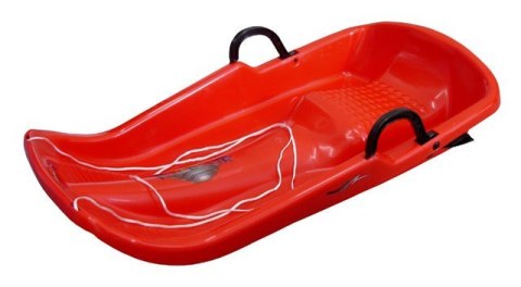 SANKI PLASTIKOWE BOBSLEJ ACRA ŚLIZG CZERWONE SANKI PLASTIKOWE BOBSLEJ ACRA ŚLIZG CZERWONE