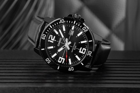Zegarek Męski CASIO MTP-VD01BL-1BVUDF + BOX Zegarek Męski CASIO MTP-VD01BL-1BVUDF + BOX