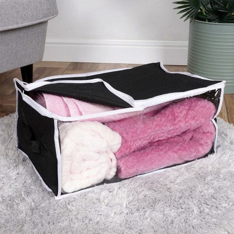 Pokrowiec organizer torba na pościel koce ubrania 45x30x20 cm Pokrowiec organizer torba na pościel koce ubrania 45x30x20 cm