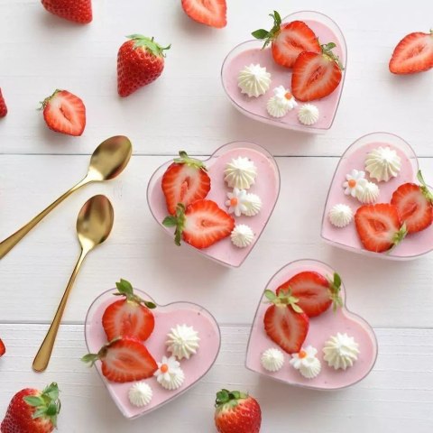 Pucharki na desery tiramisu panna cotta / mini pojemnik zestaw 6 szt. 120 ml Pucharki na desery tiramisu panna cotta / mini pojemnik zestaw 6 szt. 120 ml