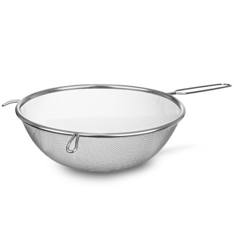 Sitko kuchenne stalowe z rączką okrągłe cedzak durszlak przesiewacz 18 cm