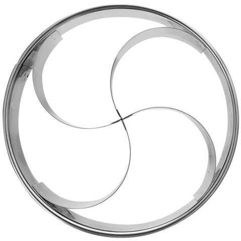Stalowy wykrawacz do kajzerek forma do bułki kajzerki foremka 10,5 cm