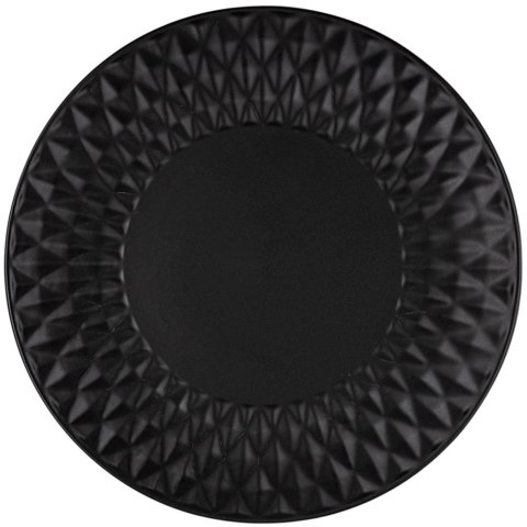 Talerz ceramiczny czarny obiadowy płytki na obiad SOHO CLASSIC 27 cm Talerz ceramiczny czarny obiadowy płytki na obiad SOHO CLASSIC 27 cm