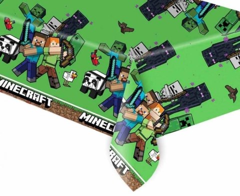 Obrus plastikowy Minecraft 120 x 180 cm Obrus plastikowy Minecraft 120 x 180 cm