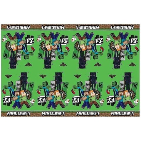 Obrus plastikowy Minecraft 120 x 180 cm Obrus plastikowy Minecraft 120 x 180 cm