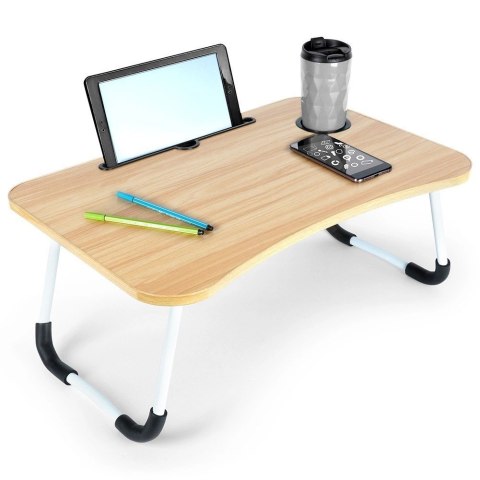 Stolik pod laptop i tablet śniadaniowy składany do łóżka 61,5x40x26 cm Stolik pod laptop i tablet śniadaniowy składany do łóżka 61,5x40x26 cm
