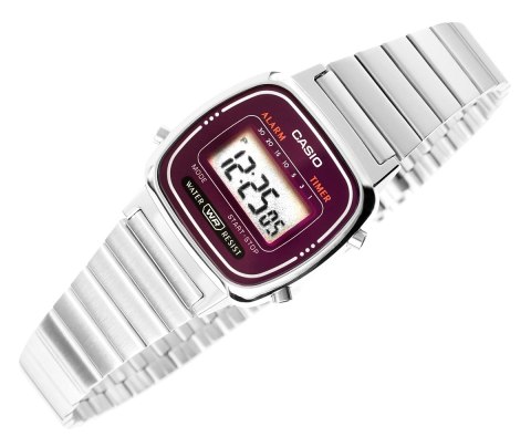 Zegarek Damski CASIO LA670WA-4DF + BOX Zegarek Damski CASIO LA670WA-4DF + BOX