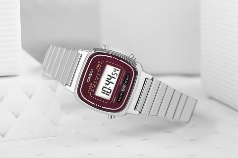 Zegarek Damski CASIO LA670WA-4DF + BOX Zegarek Damski CASIO LA670WA-4DF + BOX