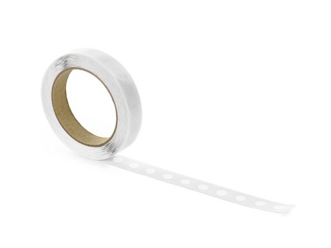 Kropki klejowe dwustronne, bezbarwny, 12mm, 1000 szt.