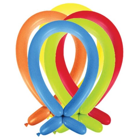 Balony do modelowania 160 - Mix kolorów 100 szt. Balony do modelowania 160 - Mix kolorów 100 szt.