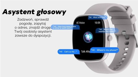 Smartwatch Damski GRAVITY GT18-7 Beżowy Pasek Silikonowy + Czarny Pasek Smartwatch Damski GRAVITY GT18-7 Beżowy Pasek Silikonowy + Czarny Pasek