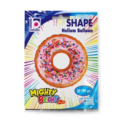 Balon Foliowy - Kolorowy pączek, donut 76cm, Grabo Balon Foliowy - Kolorowy pączek, donut 76cm, Grabo