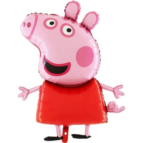 Balon Foliowy - Świnka Peppa, 104cm pakowany