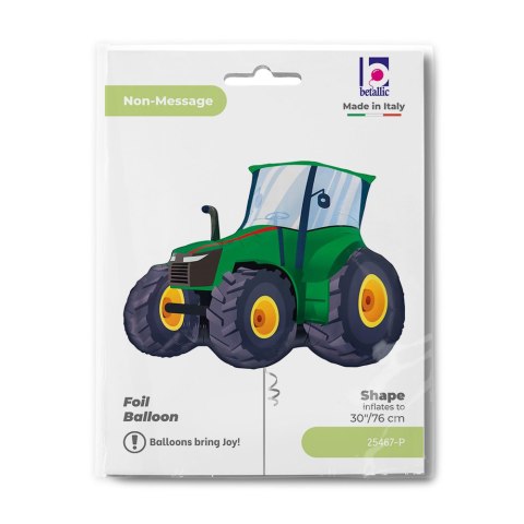 Balon foliowy Traktor, Zielony, Farma, Grabo, 76cm