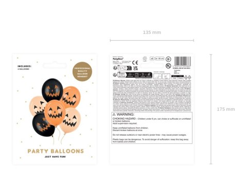 Balony Strong Dynie Mix 30 cm 6szt Balony Strong Dynie Mix 30 cm 6szt