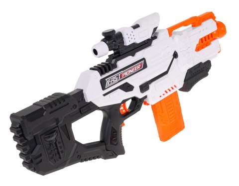 Duży Karabin Fast Pioneer dla dzieci 8+ Celownik + Magazynek + 24 Piankowych Pociski Duży Karabin Fast Pioneer dla dzieci 8+ Celownik + Magazynek + 24 Piankowych Pociski