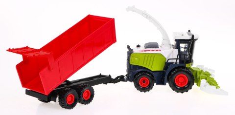 Interaktywny kombajn z przyczepą + rura wysypowa dla dzieci 3+ Efekty świetlne dźwiękowe Interaktywny kombajn z przyczepą + rura wysypowa dla dzieci 3+ Efekty świetlne dźwiękowe