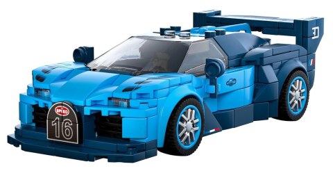 Zestaw Klocków Auto Sportowe 336el. Niebieskie Zestaw Klocków Auto Sportowe 336el. Niebieskie