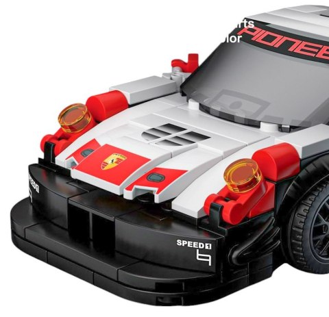 Zestaw Klocków Auto Sportowe 349el. Białe Zestaw Klocków Auto Sportowe 349el. Białe