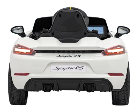 Pojazd Porsche Spyder RS 718 Biały Pojazd Porsche Spyder RS 718 Biały
