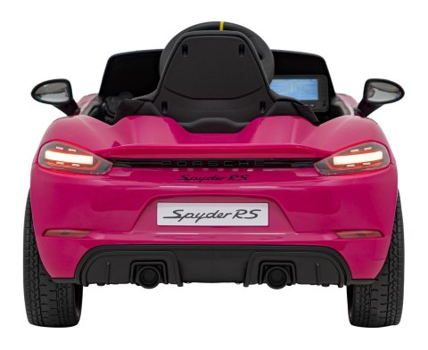 Pojazd Porsche Spyder RS 718 Różowy MP4 Pojazd Porsche Spyder RS 718 Różowy MP4