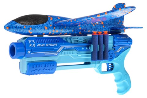 Pistolet z Wyrzutnią Samolotową 5w1 Niebieski Pistolet z Wyrzutnią Samolotową 5w1 Niebieski
