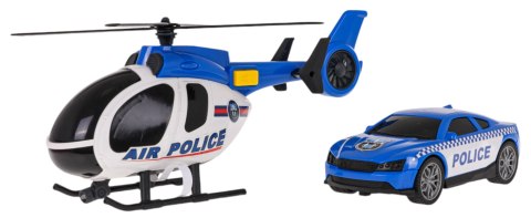 Zestaw Helikopter + Autko Policja Zestaw Helikopter + Autko Policja