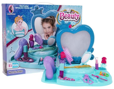 Toaletka Beauty Fashion Niebieska + Akcesoria Toaletka Beauty Fashion Niebieska + Akcesoria