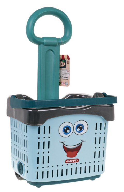 Wózek Sklepowy + Akcesoria Niebieski Wózek Sklepowy + Akcesoria Niebieski