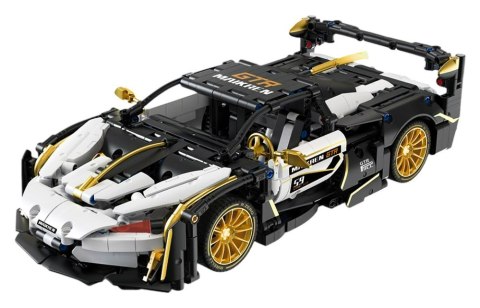 Zestaw Klocków Auto Sportowe Biało/Czarne 1242el. Zestaw Klocków Auto Sportowe Biało/Czarne 1242el.